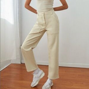 Aritzia Wilfred Free Modern Utility Pants in Birch